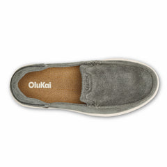 Kākaha Nia Men‘s Suede Slip-On Shoes - Ash
