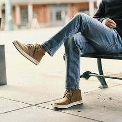 Papakū 'Ili Waterproof Leather Boots- Tan