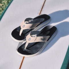 Pili Waterproof Leather Sandals - Ash / Mood Indigo
