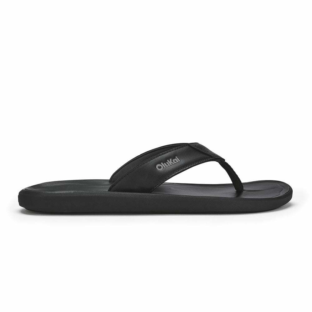Pili Waterproof Leather Sandals - Lava Rock