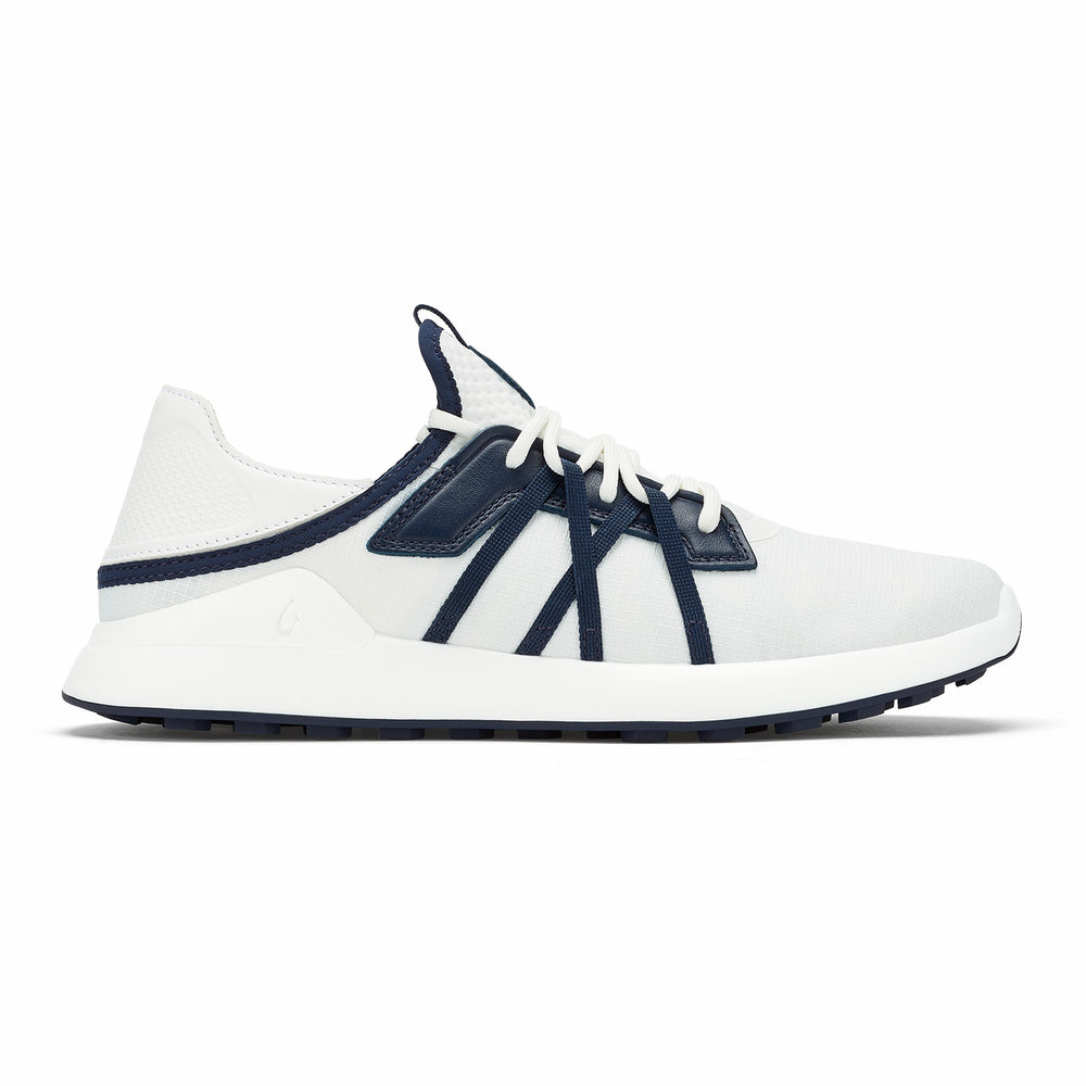 Manele Breathable Golf Shoes - Bright White / Mood Indigo
