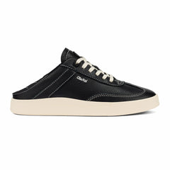 Hā‘upu Leather Sneakers - Onyx