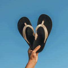 OluKai ‘Ohana - Bubbly / Black | Women's Beach Sandals