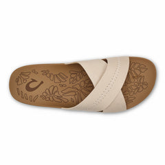 Kipe‘a ‘Olu Women‘s Slide Sandals - Puka / Tan