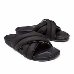 Hila Beach Slide Sandals - Black