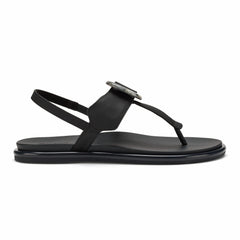 La‘i T-Bar Strappy Sandals - Lava Rock