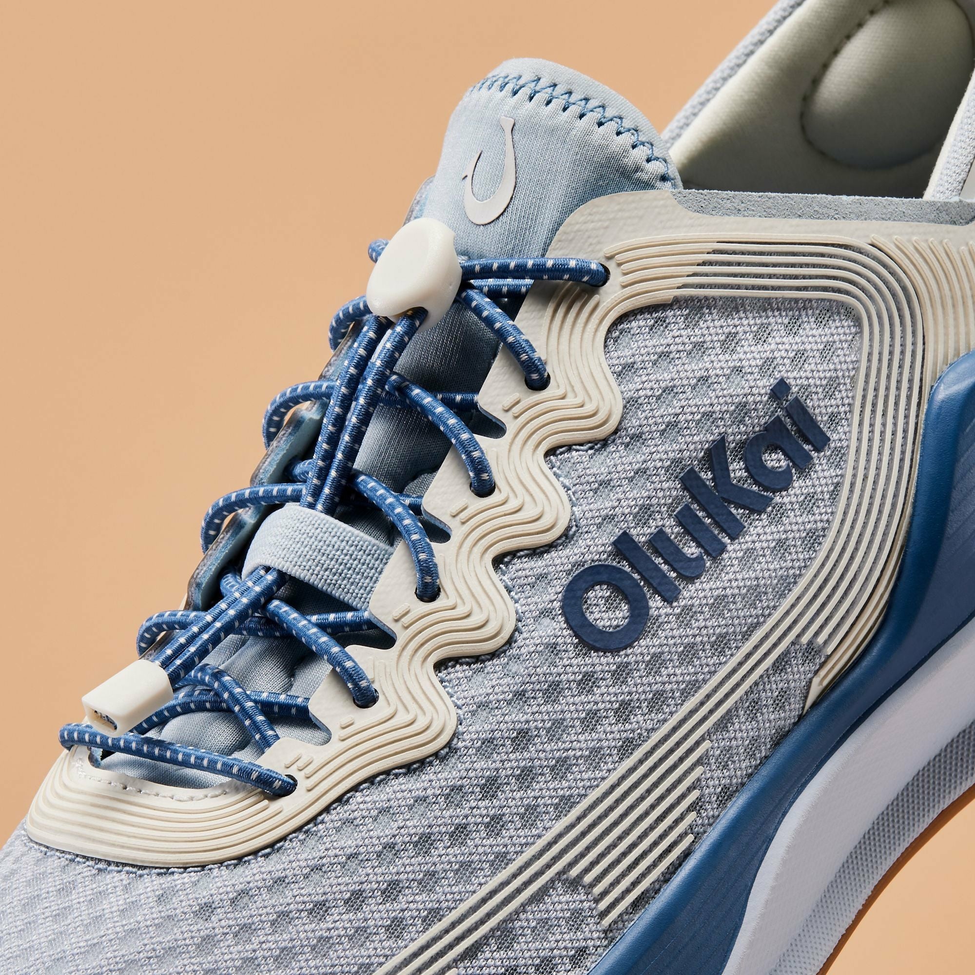 ‘Ahi Water Boat Shoes - Blue Pearl / White Sand