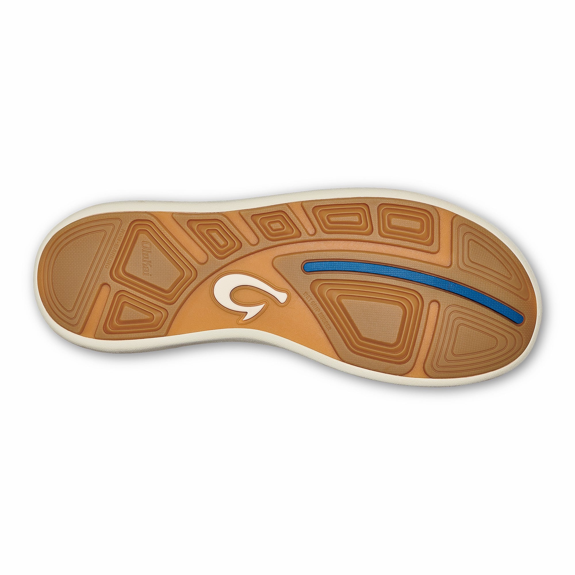 Moku Pae Men's Boat Shoes - Trench Blue / Off White