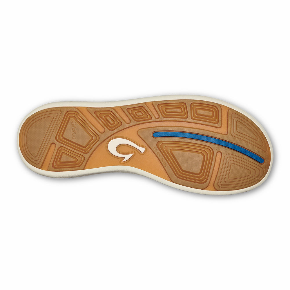 Moku Pae Men's Boat Shoes - Trench Blue / Off White