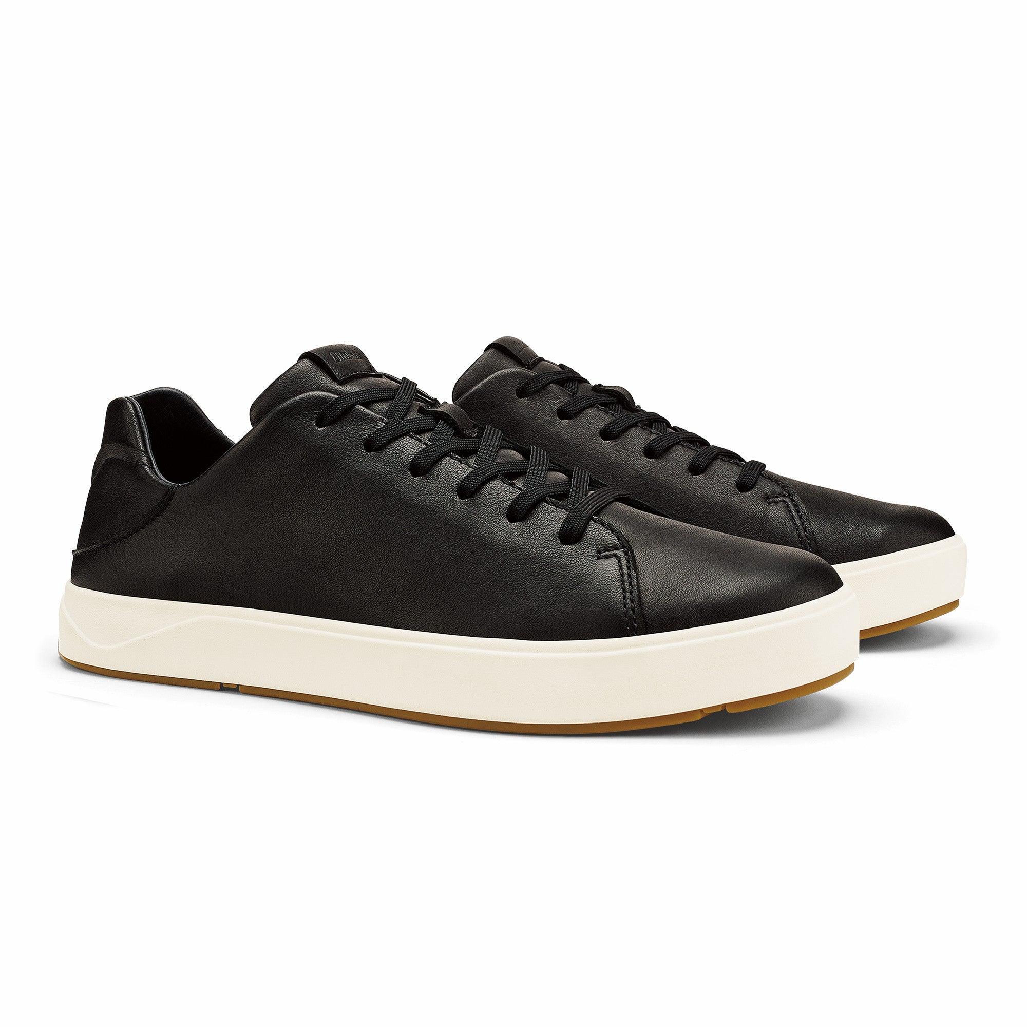 Lae‘ahi Lī ‘Ili Men's Leather Sneakers - Onyx