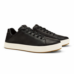 Lae‘ahi Lī ‘Ili Men's Leather Sneakers - Onyx