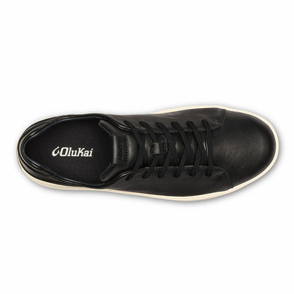 Lae‘ahi Lī ‘Ili Men's Leather Sneakers - Onyx