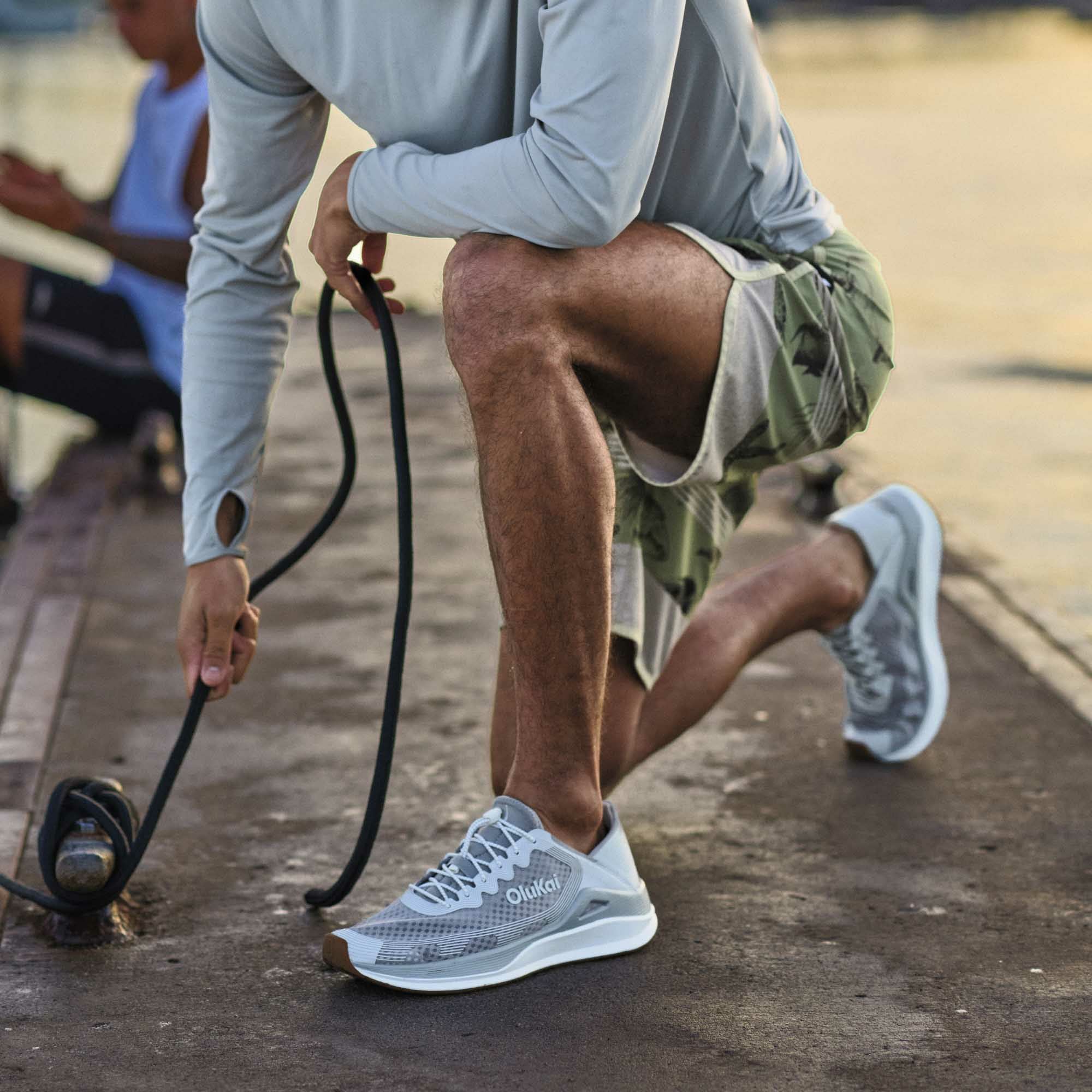 ‘Ahi Water Boat Shoes - Ash / Sterling