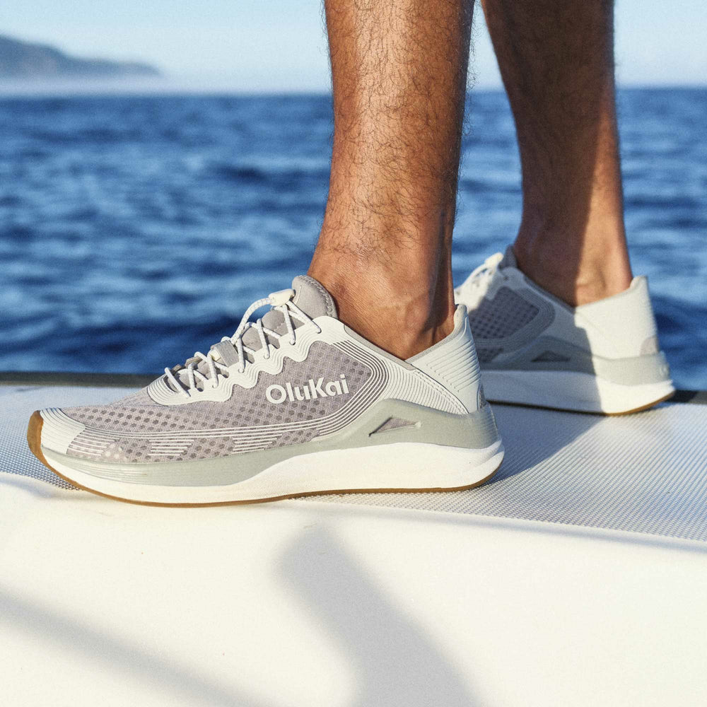 ‘Ahi Water Boat Shoes - Ash / Sterling
