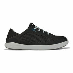 Moku Pae Men's Boat Shoes - Black / Blue Coral