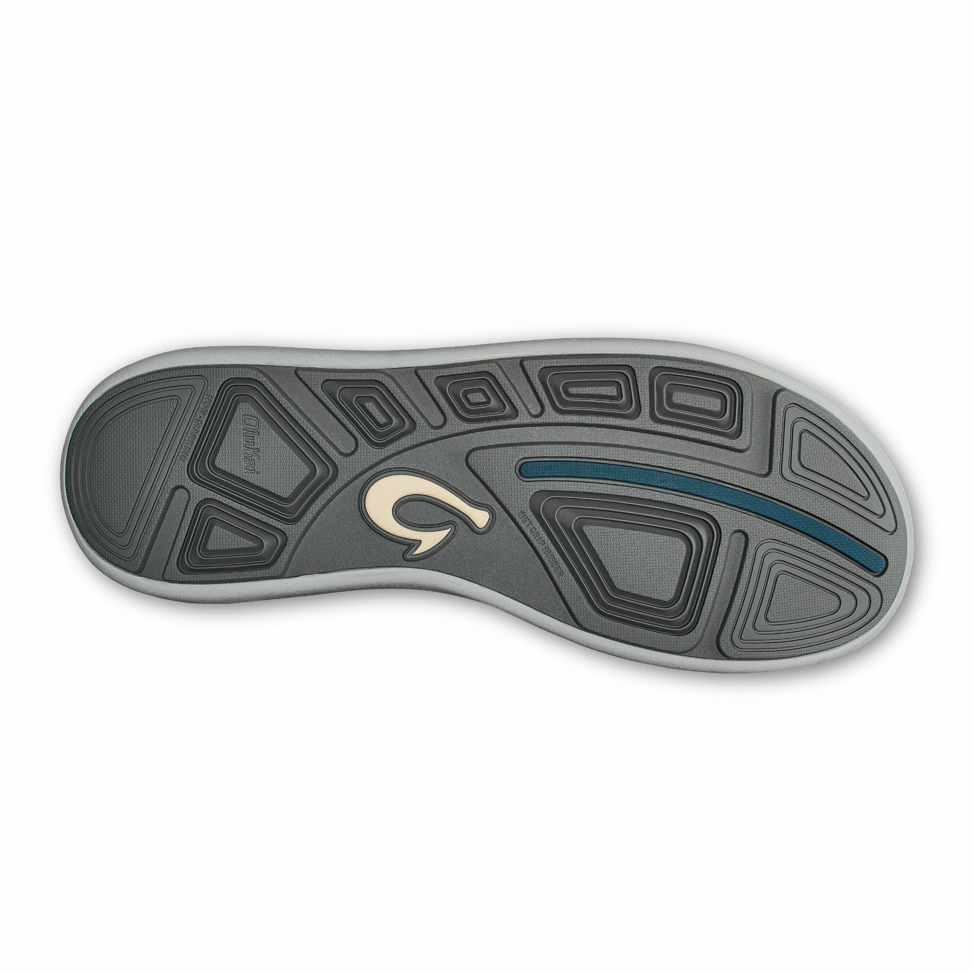 Moku Pae Men's Boat Shoes - Black / Blue Coral