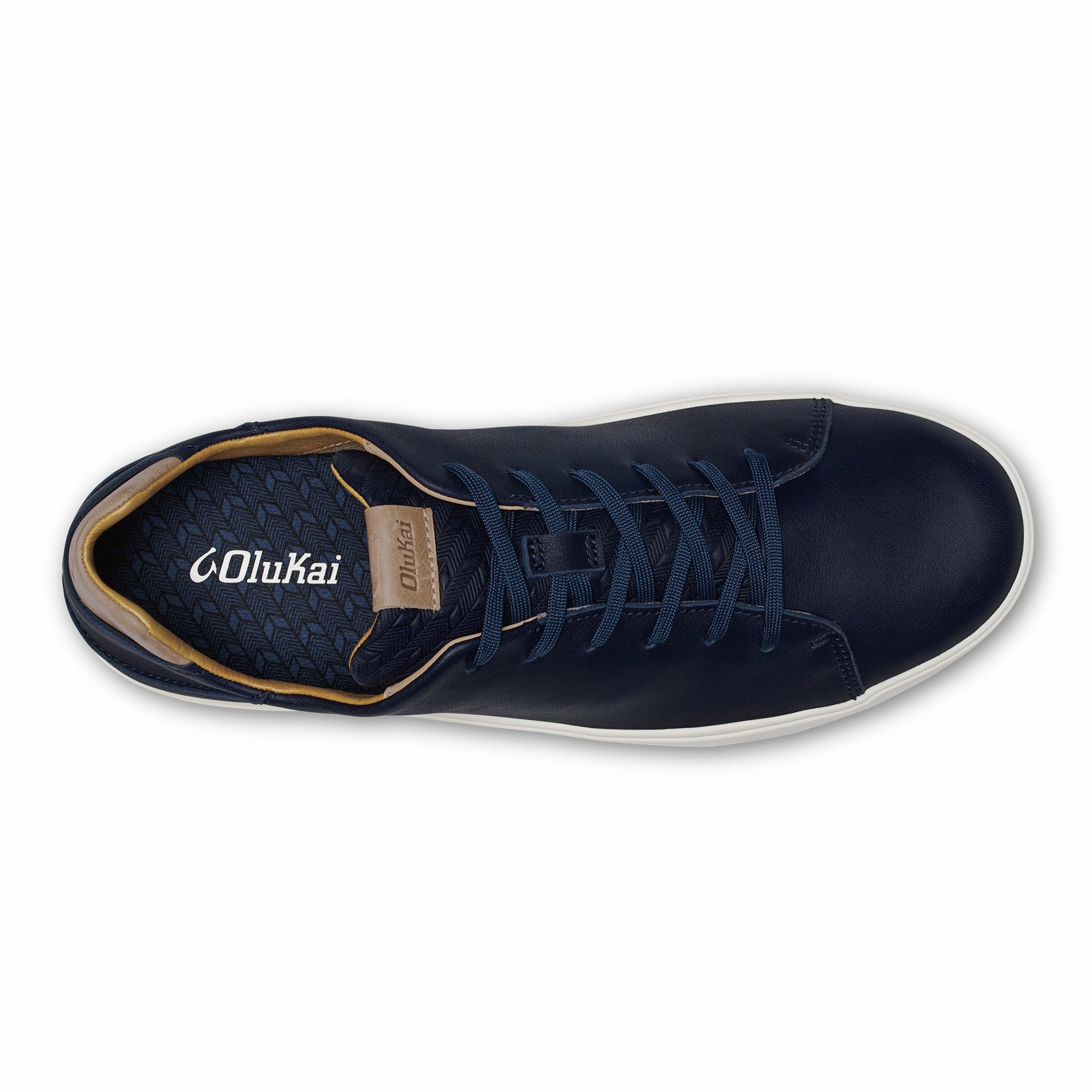 Lae‘ahi Lī ‘Ili Men's Leather Sneakers - Trench Blue