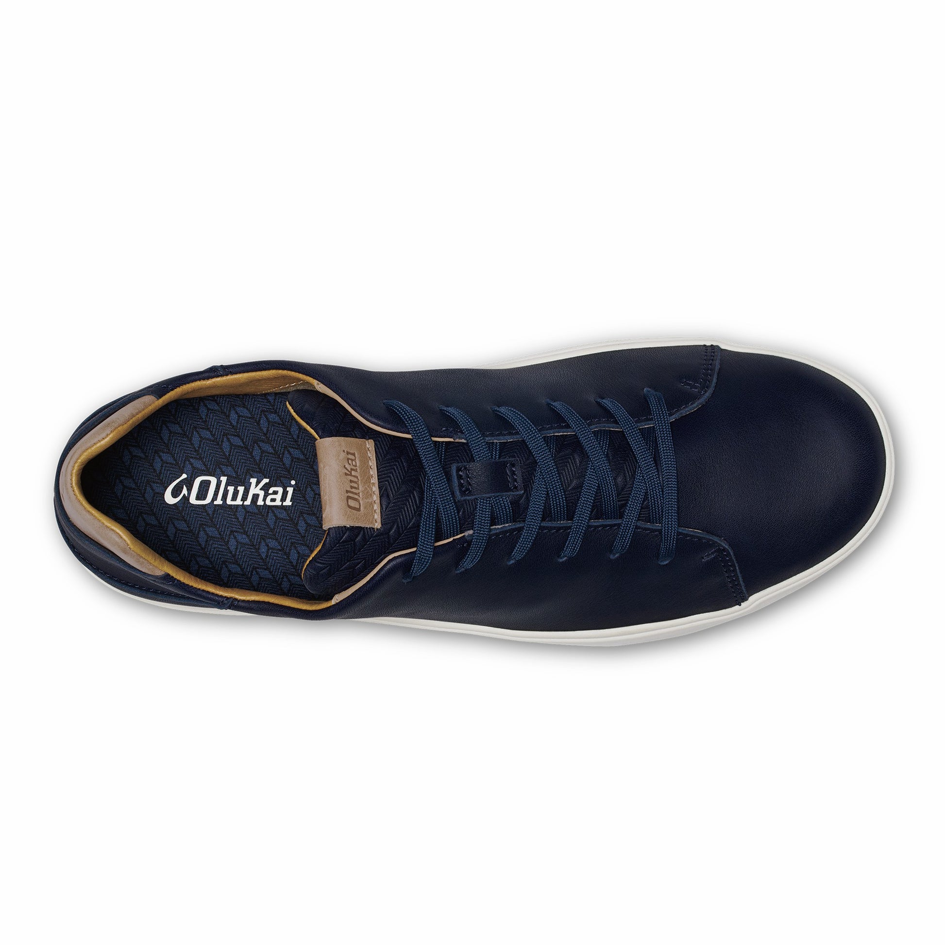 Lae‘ahi Lī ‘Ili Men's Leather Sneakers - Trench Blue