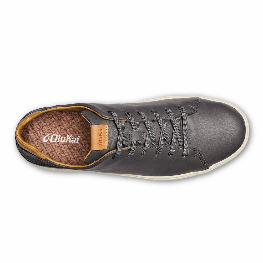 Lae‘ahi Lī ‘Ili Men's Leather Sneakers - Stone