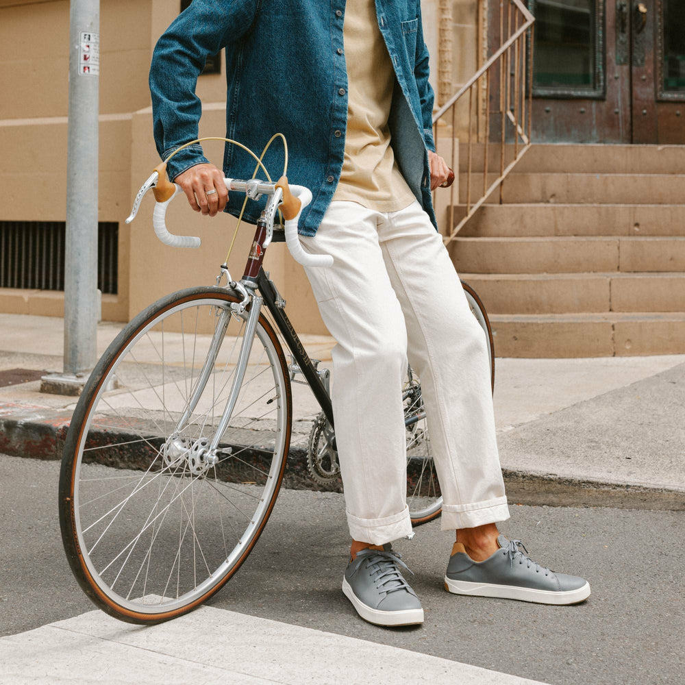 Lae‘ahi Lī ‘Ili Men's Leather Sneakers - Stone