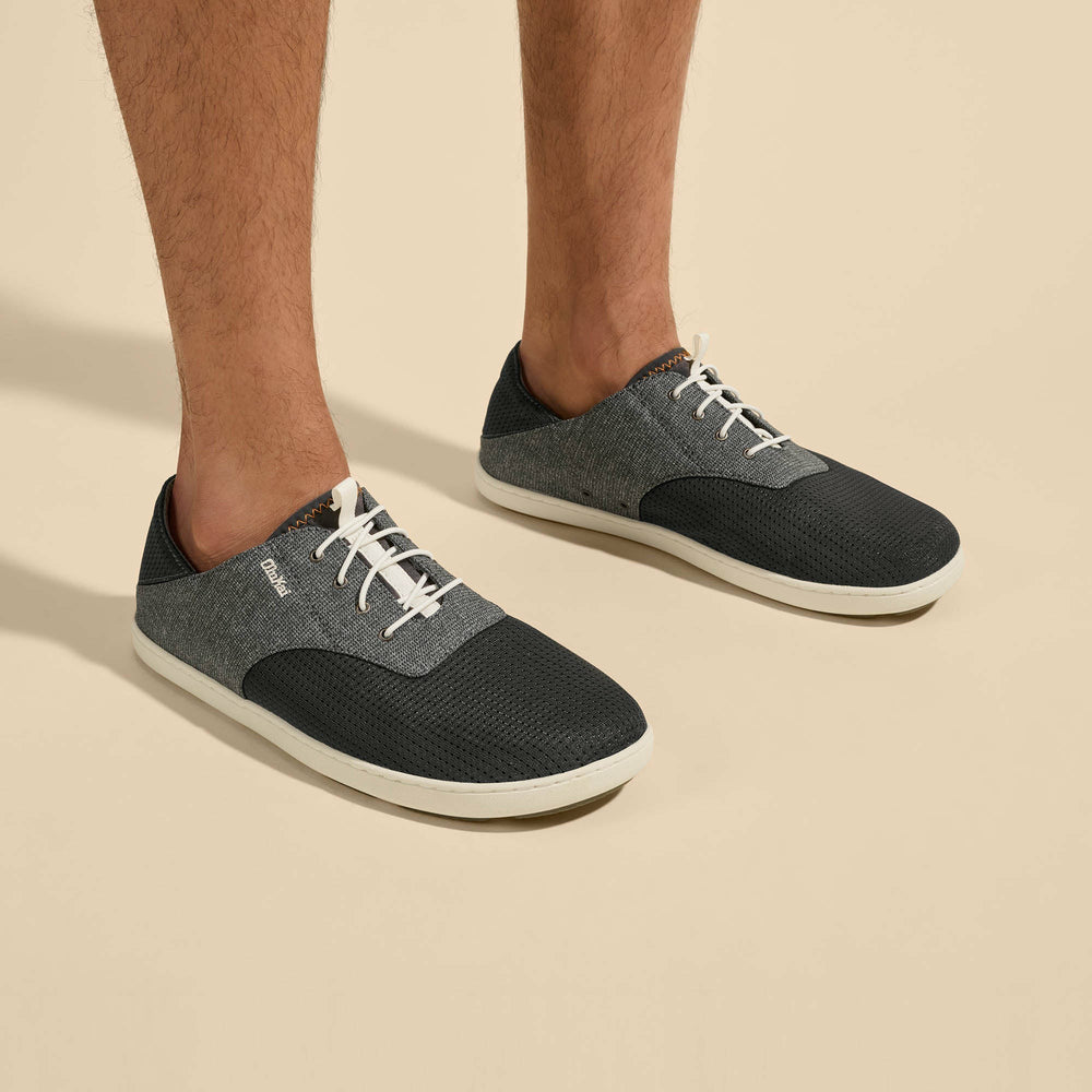 Nohea Moku Men's Boat Shoes - Dark Shadow