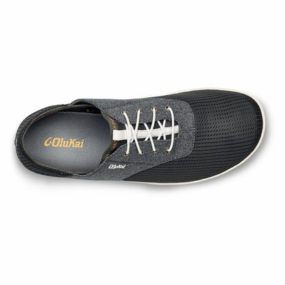Nohea Moku Men's Boat Shoes - Dark Shadow