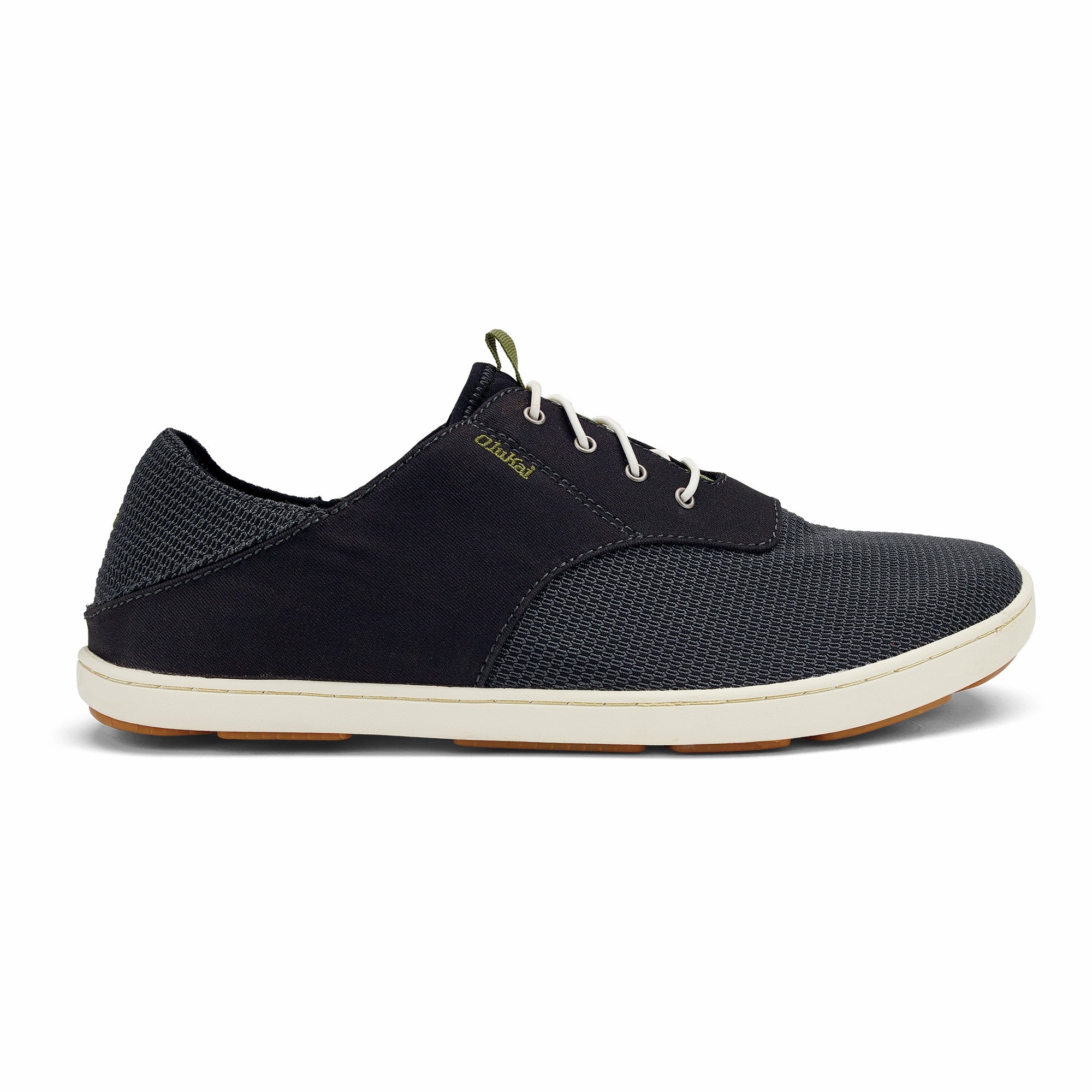 Nohea Moku Men's Boat Shoes - Black