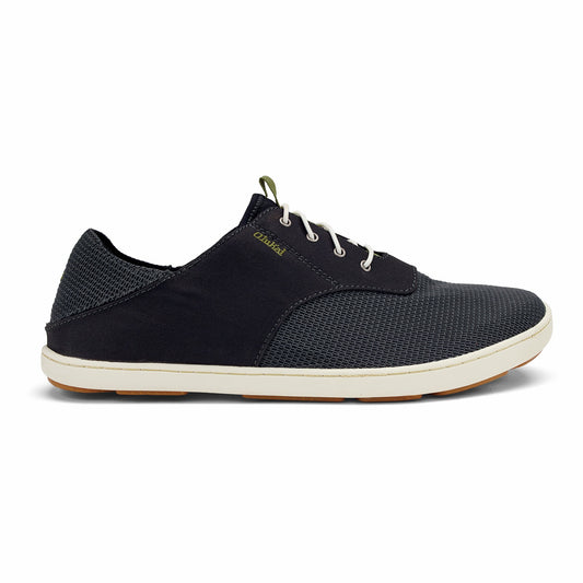 Nohea Moku Men's Boat Shoes - Black