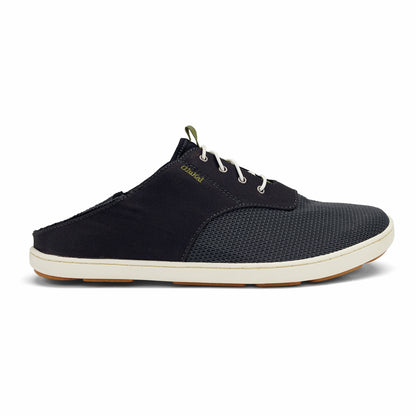 Nohea Moku Men's Boat Shoes - Black