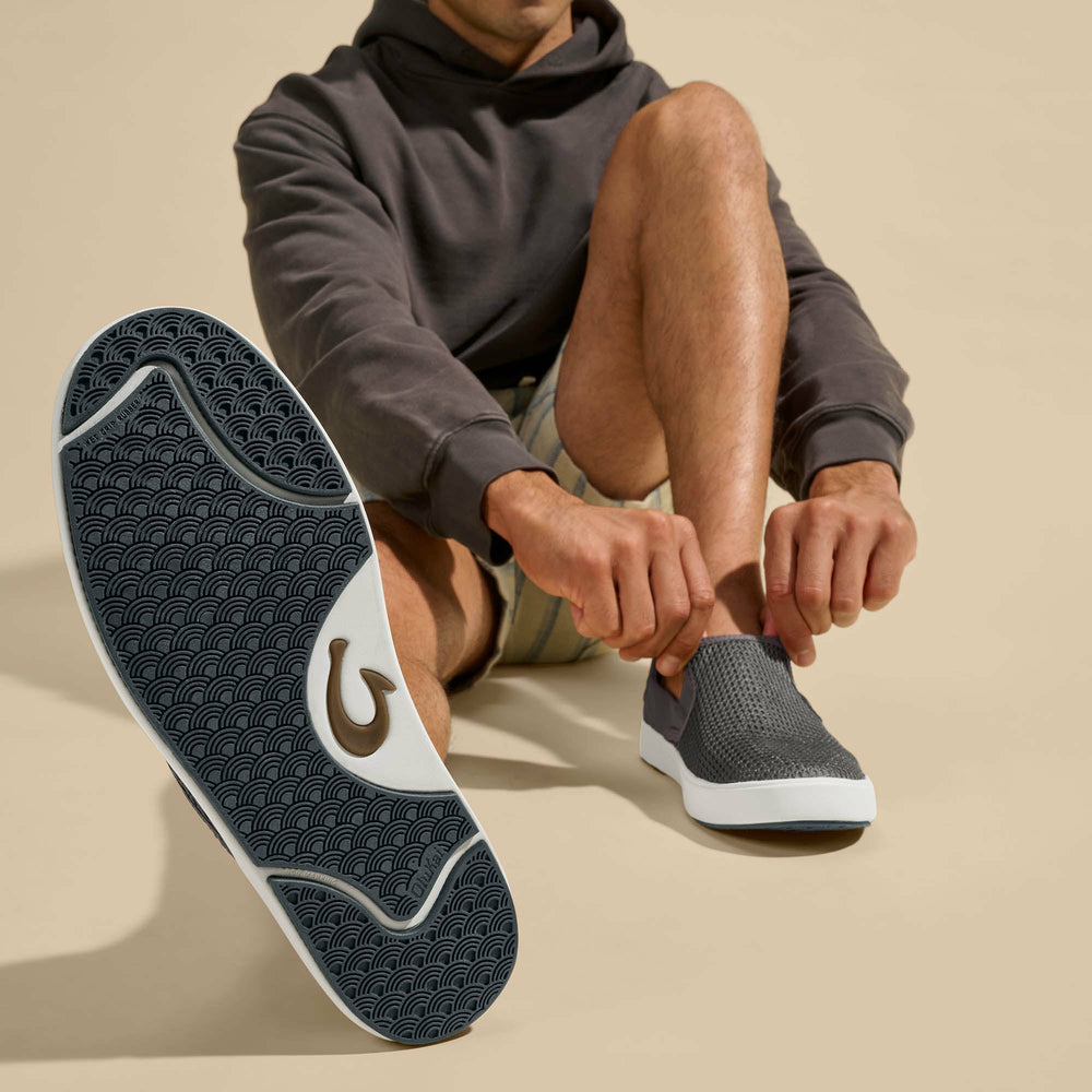 Lae‘ahi Men's Slip-On Sneakers - Pavement