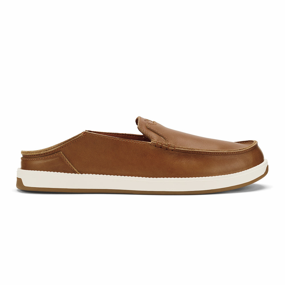 Kākaha Nia Men‘s Leather Slip-On Shoes - Fox