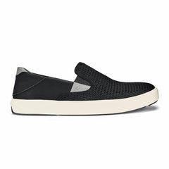 OluKai Lae‘ahi - Black | Men's Slip-on Sneakers