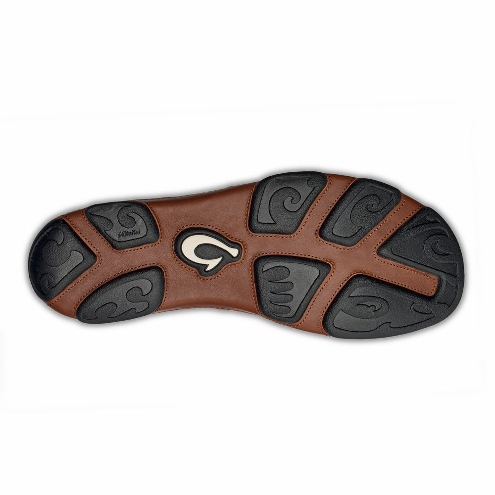 Moloā Men's Leather Slip On Shoes - Black / Toffee