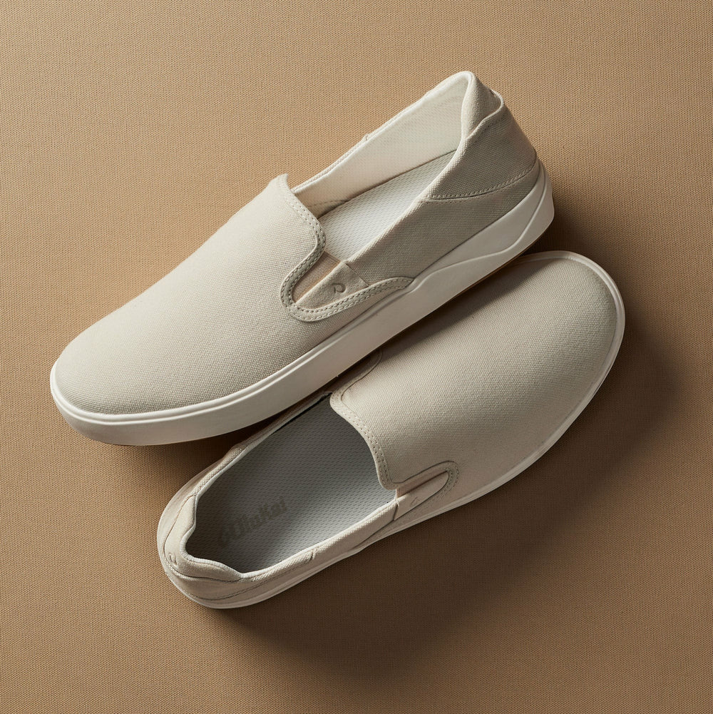 Lae‘ahi Men's Slip-On Sneakers - Tapa / Canvas