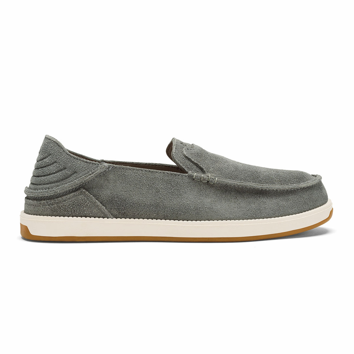 Kākaha Nia Men‘s Suede Slip-On Shoes - Ash