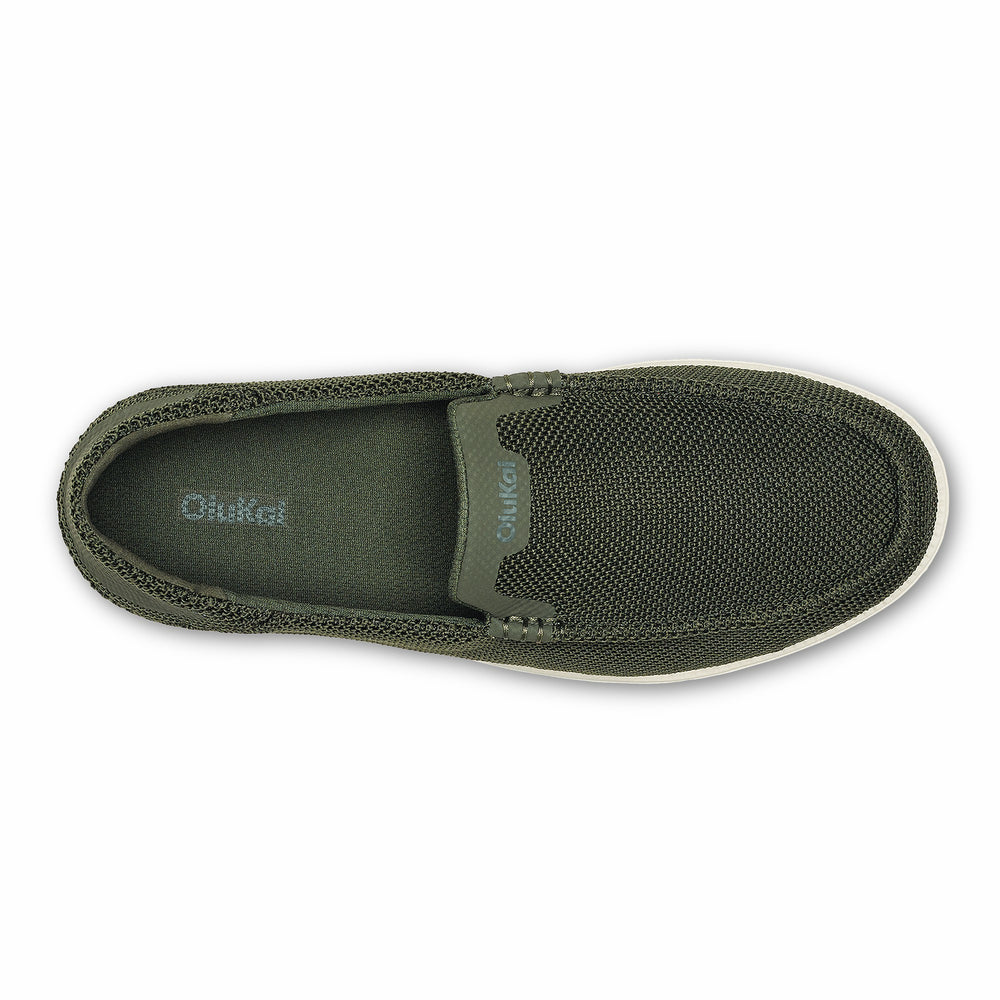 Kākaha Mesh Men‘s Slip-On Shoes - Nori