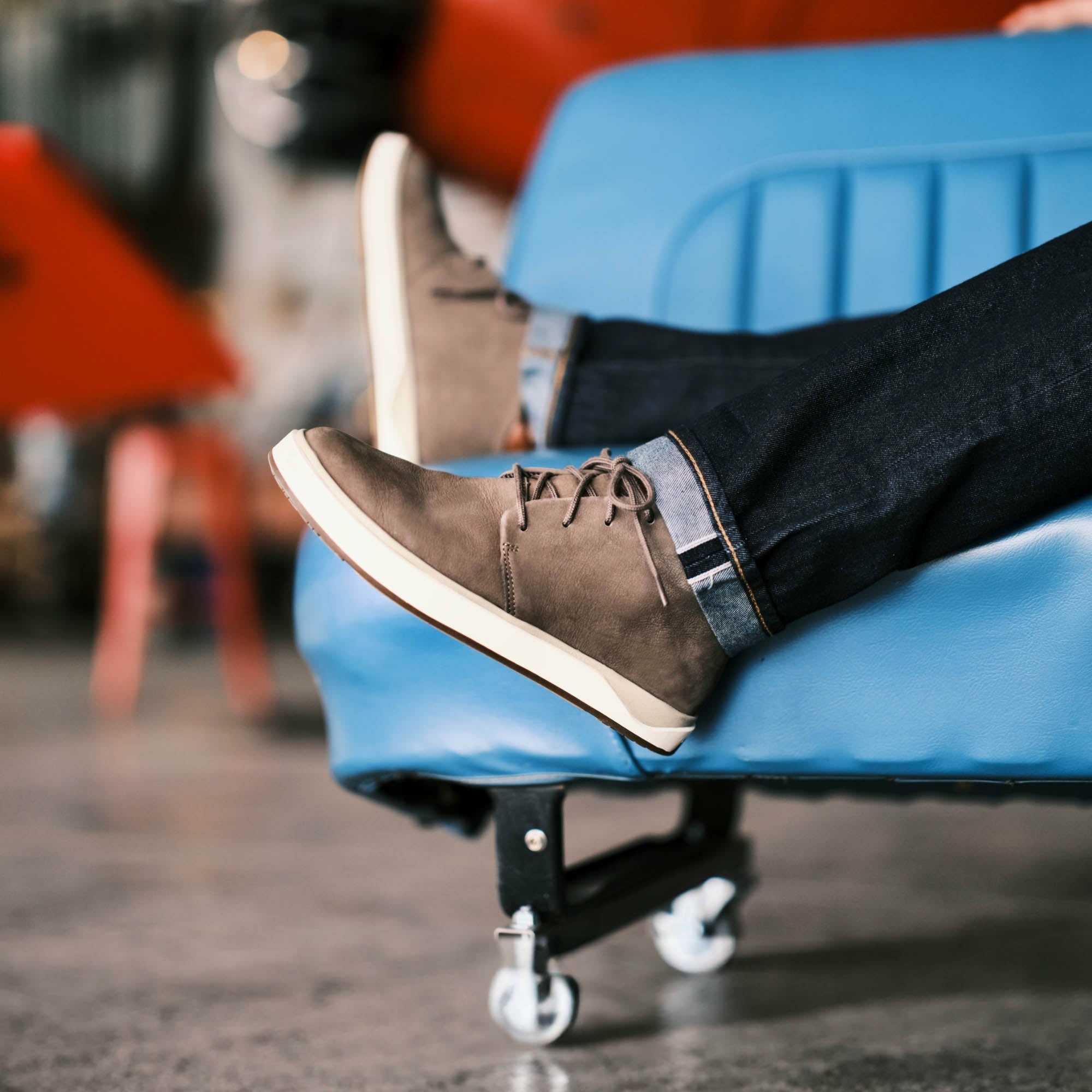 Papakū 'Ili Waterproof Leather Boots- Mustang