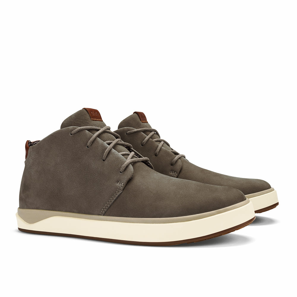 Papakū 'Ili Waterproof Leather Boots- Mustang