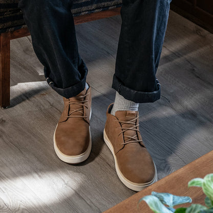 Papakū 'Ili Waterproof Leather Boots- Tan