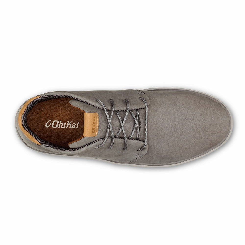 Papakū 'Ili Waterproof Leather Boots- Graphite