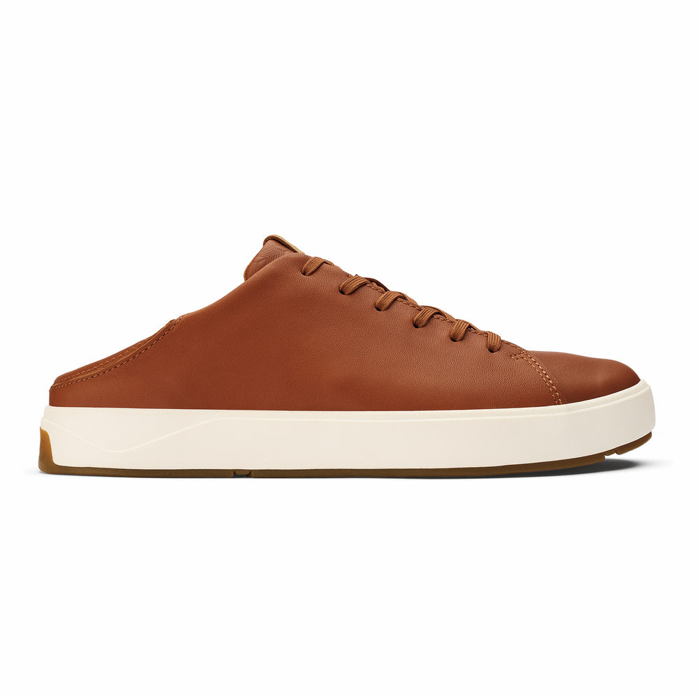 Lae‘ahi Lī ‘Ili Men's Leather Sneakers - Kukui Brown