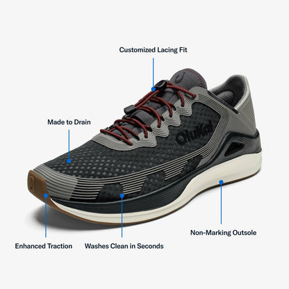 ‘Ahi Water Boat Shoes - Rock / Ash