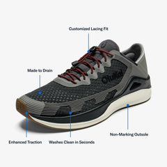 ‘Ahi Water Boat Shoes - Rock / Ash