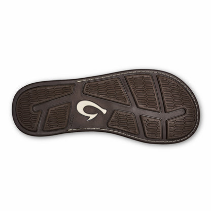 Tuahine Men's Waterproof Leather Beach Sandals - Hunter