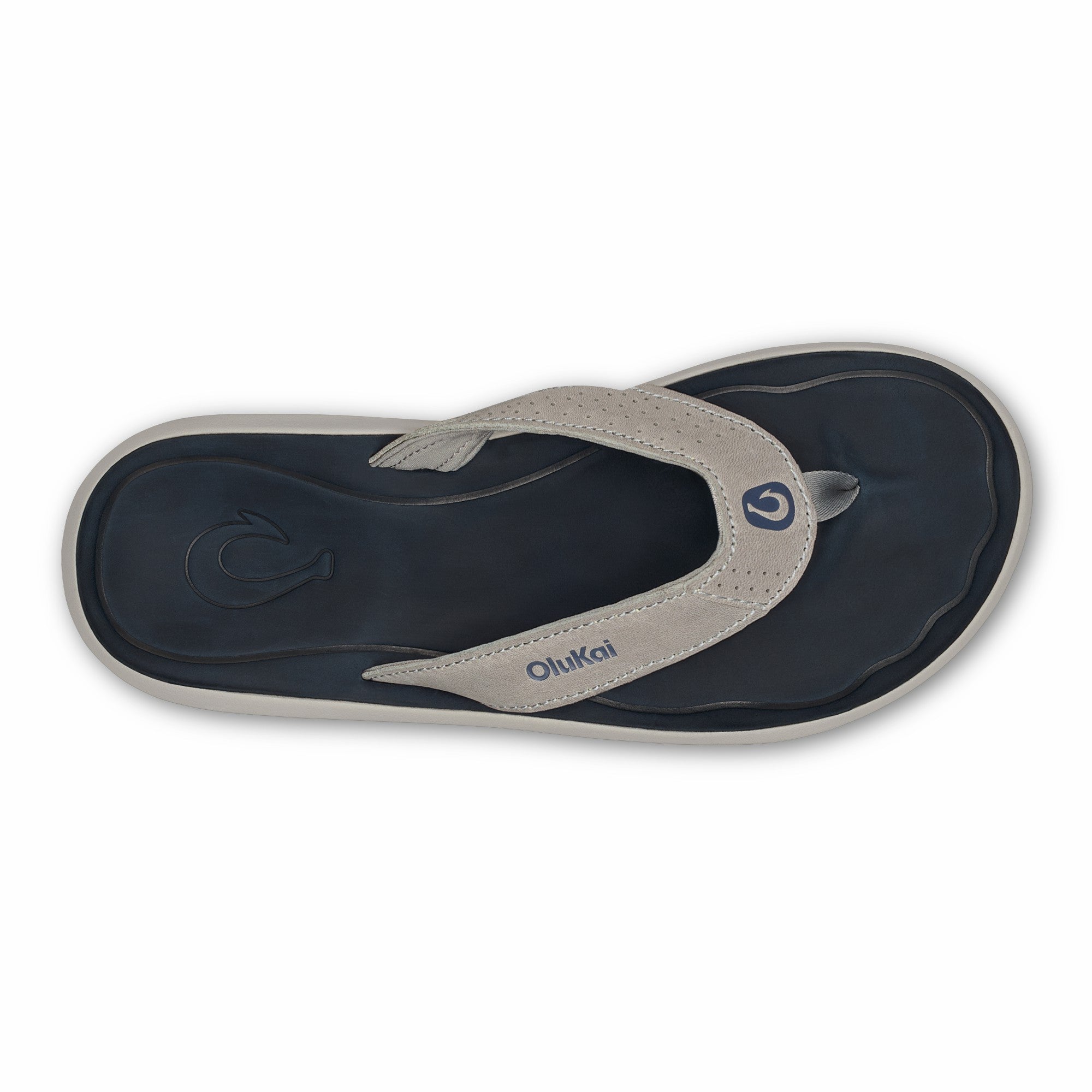 Pili Waterproof Leather Sandals - Ash / Mood Indigo