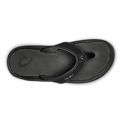 OluKai ‘Ohana - Black / Dark Shadow | Men's Beach Sandals