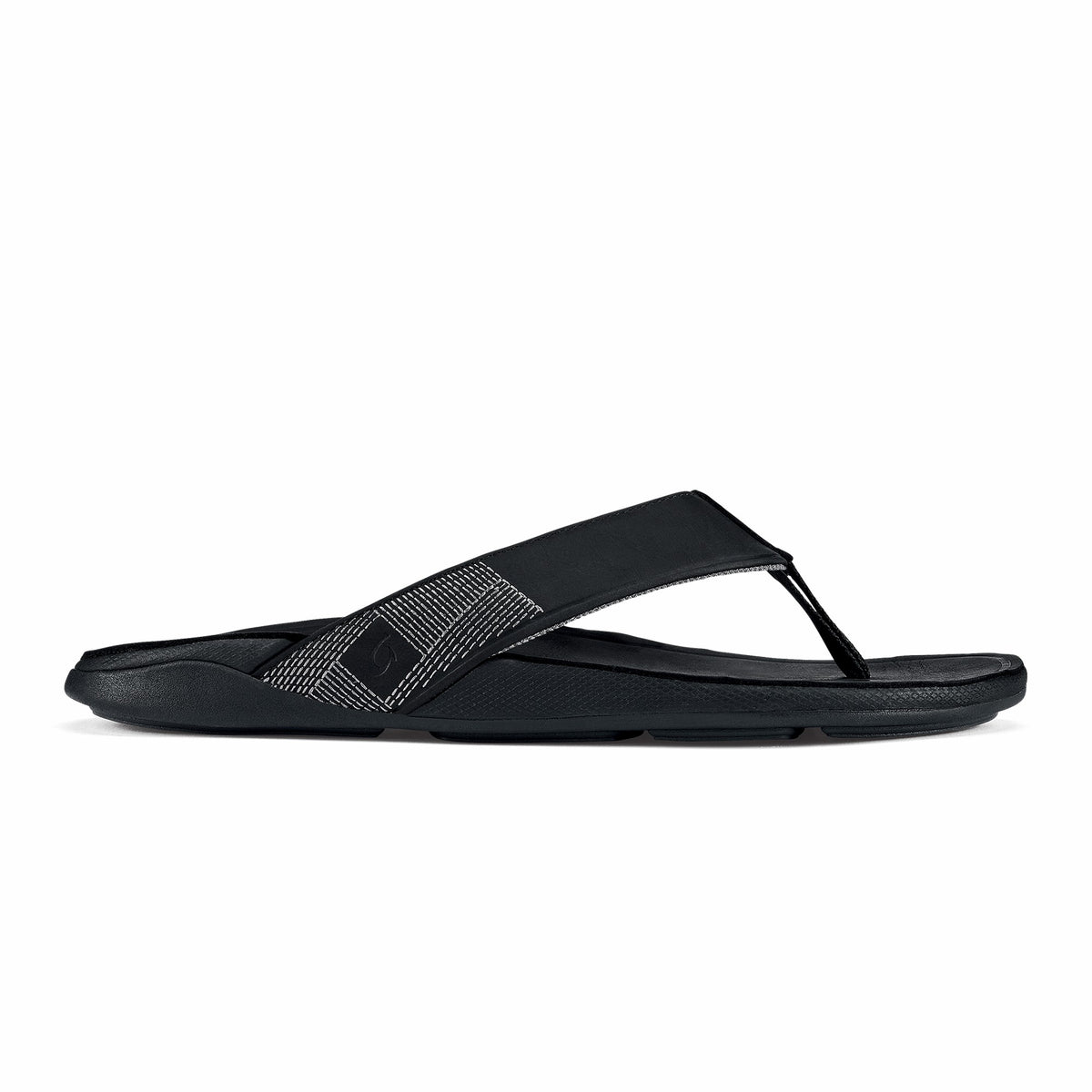 Tuahine Men's Waterproof Leather Beach Sandals - Black