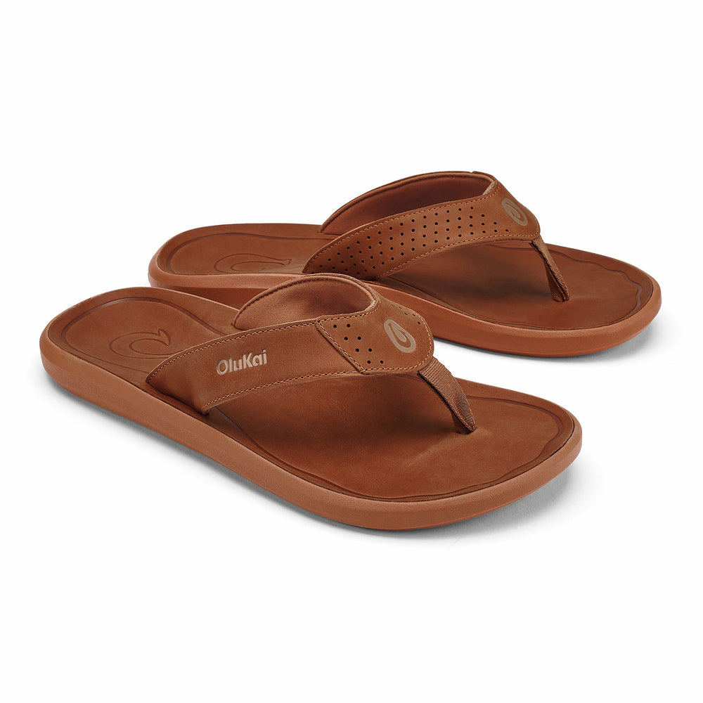 Pili Waterproof Leather Sandals - Fox