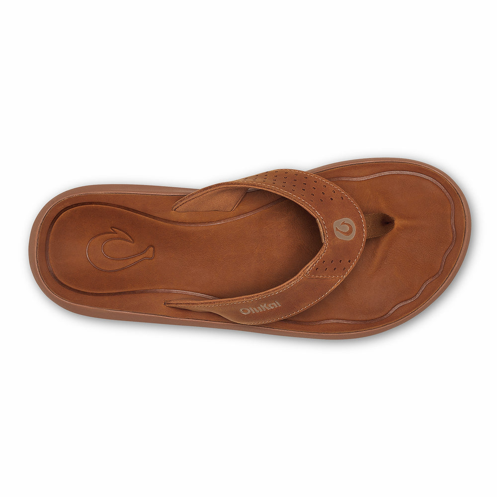 Pili Waterproof Leather Sandals - Fox