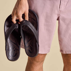 Hiapo - Lava Rock Leather Beach Sandals